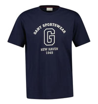 Thumbnail for GANT Herren Graphic SS Tshirt T-Shirt, Evening Blue, im Sale