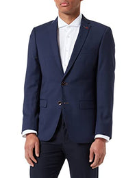 Thumbnail for Roy Robson Herren Slim Fit Anzugjacke Dunkelblau im Sale