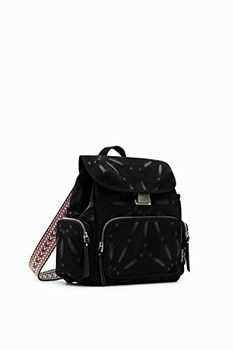 Desigual Damen Back_ BACK SUMMER DANDELION HA 2000, Schwarz, Einheitsgröße EU im Sale