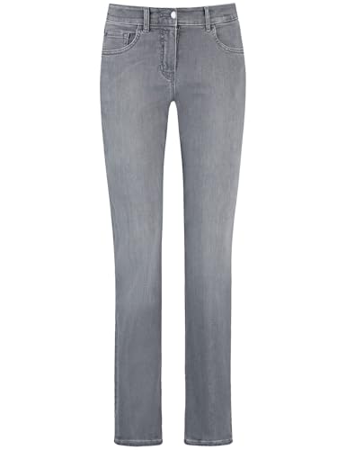 GERRY WEBER Damen SOL:INE BEST4ME Freizeithose, Grey Denim mit use, 52 im Sale