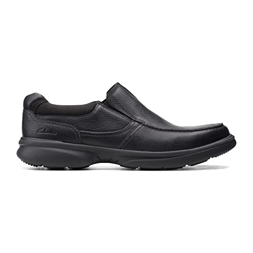 Clarks Herren Bradley Free Slipper, Blk Tumbled Lea, 40 im Sale