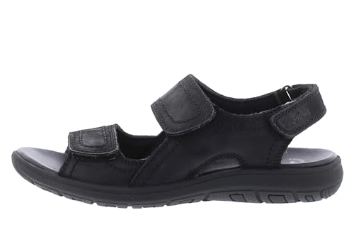 Sioux Herren Lutalo Sandale, Schwarz, 43 EU im Sale