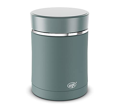 alfi BALANCE FOOD MUG 500ml, sea pine, Thermobehälter aus Edelstahl, Isolierbehälter für Essen unterwegs, hält 9 Stunden warm, absolut dicht, spülmaschinenfest, BPA-frei, Lunchpot, Müsli to go im Sale