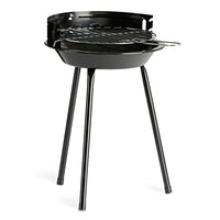 Thumbnail for LANDMANN Round Charcoal Grill | Mobile Charcoal Grill | Ideal for 2 to 3 people | Diameter approx. 27 cm | Practical windbreak | Secure stand thanks to 3 sturdy legs [Black] on sale
