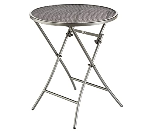 MWH Cafe Latte Tisch, Metall, eisengrau, 60 x 60 x 72 cm, 879012 im Sale