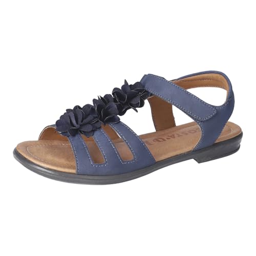 RICOSTA Mädchen Riemchensandalen Aurora, Kinder Sandalen, Weite: Mittel, Freizeitschuhe, Strandschuhe, Sandaletten, Sommersandalen, schwarz (090), EU im Sale