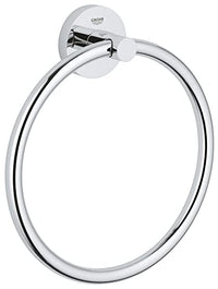 Thumbnail for GROHE Essentials - Handtuchring (Material: Metall, verdeckte Befestigung, zum bohren oder kleben), chrom, 40365001, Small im Sale