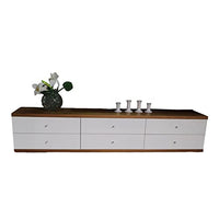 Thumbnail for Hülsta Sideboard Now Time Korpus Nussbaum Front Hochglanz Polarweiss im Sale