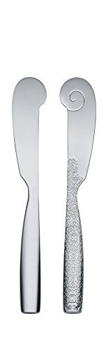 Thumbnail for Alessi Dressed Buttermesser 6 Stück aus Edelstahl glänzend poliert im Sale