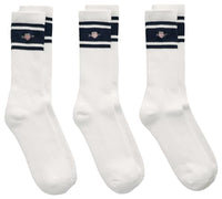 Thumbnail for GANT Herren Shield Sport 3-pack Socken, Weiß, 43-45 EU im Sale