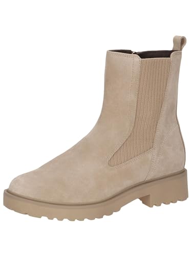 CAPRICE Damen Stiefeletten mit Absatz mit Thermosohle Bequem, Beige (Sand Suede), EU im Sale