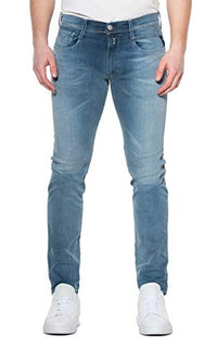 Thumbnail for Replay Herren Jeans Anbass Slim-Fit Hyperflex mit Stretch, Medium Blue 009-1 (Blau), 38W / 32 im Sale