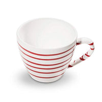 Thumbnail for GMUNDNER KERAMIK Coffee Cup Gourmet Capacity: 0.2 Liters Red Flamed Tableware, handmade in Austria on Sale