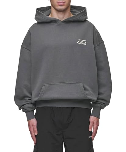 Pegador Men's Hoodie Fox Oversized, Anthracite, on sale
