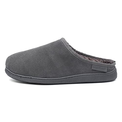 Hush Puppies Herren Ashton Hausschuh, grau, 46.5 EU im Sale
