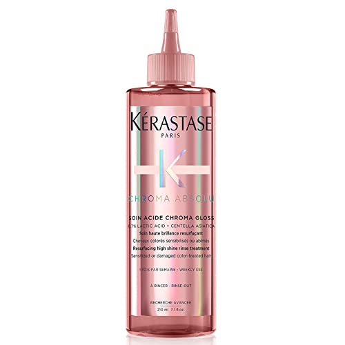 Kérastase Hochglanzpflege für strapaziertes oder geschädigtes coloriertes Haar, Soin Acide Chroma Gloss, Chroma Absolu, 210 ml im Sale