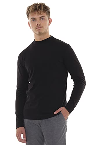 Drykorn Lightweight sweatshirt 'Moritz' with stand-up collar black (1000 black) on sale