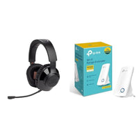 Thumbnail for JBL Quantum 350 Over-Ear Gaming Headset & TP-Link TL-WA850RE Wi-Fi Amplifier Repeater (300 Mbps, App Control, Ethernet Port, WPS, AP Mode, LED Switchable, Compatible with All Wi-Fi Devices) White on Sale