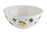 Thumbnail for Riess, 0465-068, Obst- und Salatschüssel 26 4,00 L, COUNTRY - FRUIT GARDEN, Durchmesser 26 cm, Höhe 12 cm, Inhalt 4,00 Liter, Emaille, weiß mit Fruchtdekor, Induktion im Sale