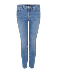 Thumbnail for OPUS Damen Skinny | Skinny Jeans ELMA Ocean Blue Low Rise mit Stretch-Anteil Ocean Blue Washed, L28 im Sale