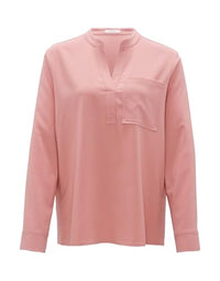 Thumbnail for OPUS Damen Langarmbluse | Tunikabluse FANELL Regular aus weichem Flanell Mellow Rose, 38 im Sale