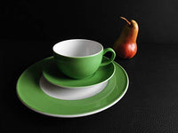 Thumbnail for Dibbern SONDERAKTION - Originalware Solid Color - Kaffeetasse m.U. 0,25 + Teller 21 cm - apfelgrün - NEU im Sale