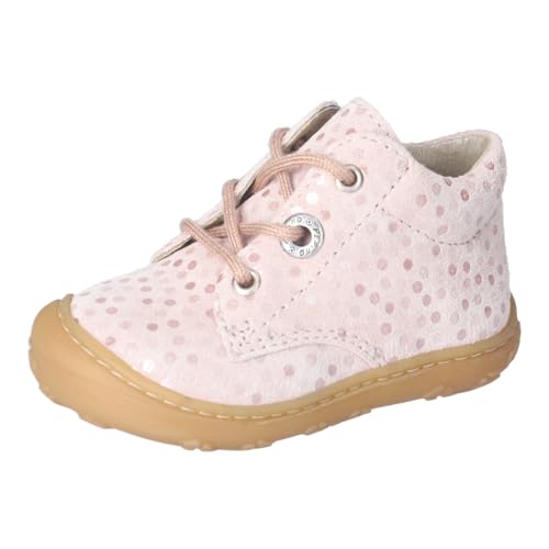 RICOSTA Girls' Boots DOTS, Children's First Walking Shoes, Width: Medium, Loose Insole, Lace-Up Boots, Booties, Leather, Powder (311), 23 EU on Sale