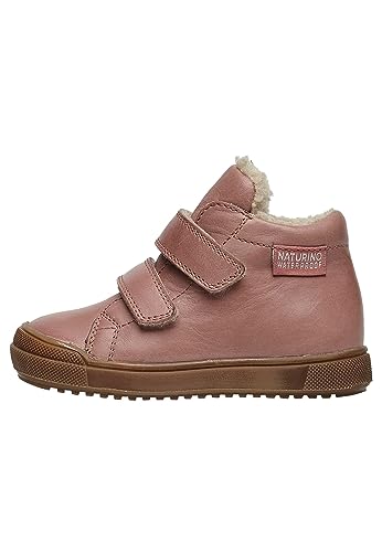 Naturino New MULAZ VL-Scarponcini in Pelle Con fodera in eco Shearling, Grigio 27 im Sale