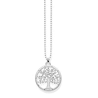 Thumbnail for Thomas Sabo Damen Kette mit Anhänger Tree of Love 925 Sterling Silber KE1660-001-21-L45v im Sale
