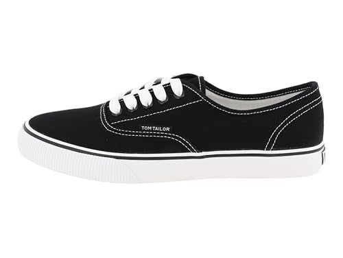 Tom Tailor Herren 7480540001 Sneaker, Black-White, EU im Sale