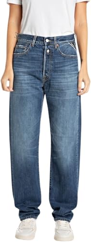 Thumbnail for Replay Damen Jeans W9Z1 Straight-Fit, Blau (Super Light Blue 011), 28W / 30 im Sale
