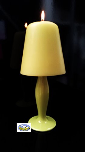 CANDLE LIGHT H:21.5cm Pink Ceramic Wax Candle in Table Lamp Lamp Shape Tealight Holder Candlestick on Sale