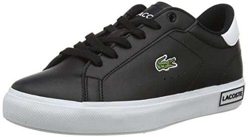 Lacoste Sport Unisex POWERCOURT 0721 1 SUJ Sneakers, Blk/Wht, 35.5 EU on sale