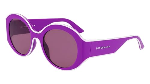 Longchamp Unisex LO758S Sunglasses, 500 Purple, 53 im Sale
