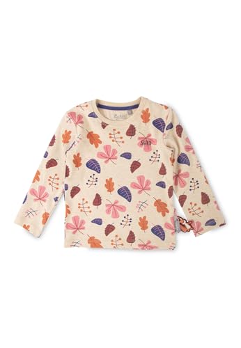 sigikid Mädchen Mini Autumn Forest Langarmshirt, beige, 116 im Sale