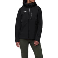 Thumbnail for Mammut Alto Guide HS Hooded Jacket Women | Hardshelljacke, Outdoor Jacke für Damen, Funktionsjacke, Winddicht, Wasserdicht & Atmungsaktiv, 20.000 mm Wassersäule | Schwarz, im Sale