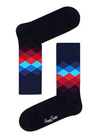 Thumbnail for Happy Socks Damen Faded Diamond, (Multi Dunkel Blau 069), One Size (Herstellergröße: 36-40) im Sale