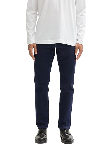 TOM TAILOR Herren Marvin Straight Fit Jeans,10213 - clean mid Stone Grey Denim, 33/32 im Sale