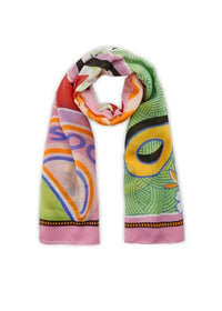 Thumbnail for CODELLO 51S0032 Printed Scarf Recycled Polyester Snoopy Tuch 100X180C im Sale