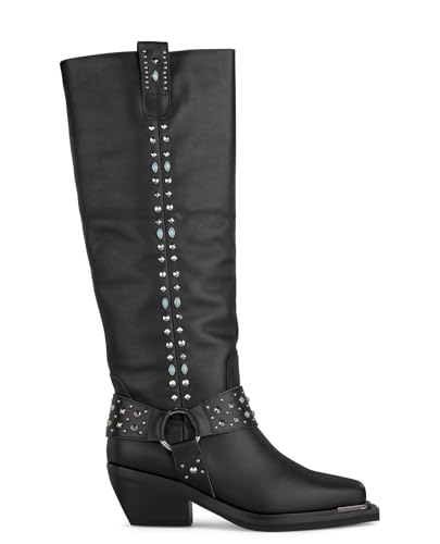 Alma en Pena. Flat boots for women., Black, 35 EU on sale