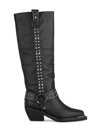 Thumbnail for Alma en Pena. Flat boots for women., Black, 35 EU on sale