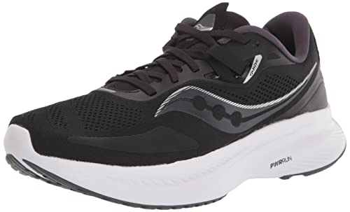 Saucony men's running shoes, black, 44.5 EU on sale