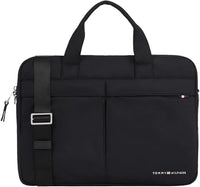 Thumbnail for Tommy Hilfiger TH SIGNATURE COMPUTER BAG Laptoptasche Herren, Schwarz (Black), O im Sale