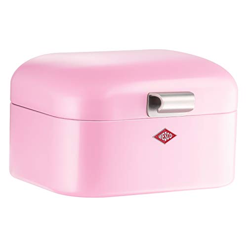 Wesco 235 001 Mini Grandy Brotkasten 17 x 18 x 12cm (L/B/H) rosa, Edelstahl im Sale