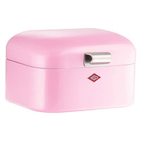 Thumbnail for Wesco 235 001 Mini Grandy Brotkasten 17 x 18 x 12cm (L/B/H) rosa, Edelstahl im Sale