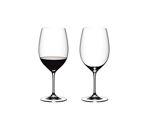 RIEDEL 6416/0 Vinum Cabernet Sauvignon/Merlot (Bordeaux), 2-piece red wine glass set, crystal glass on sale