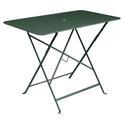 Fermob Bistro Tisch, Metall, Zederngrün, 74x97x57 cm im Sale