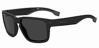 Thumbnail for BOSS Sunglasses 1497/S MATTE BLACK GREY/DARK GREY 57/18/140 Men's Glasses on Sale