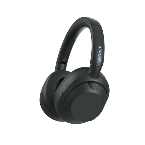 Sony ULT WEAR | Kabellose Bluetooth Kopfhörer mit Noise Cancelling | mit Mikrofon, 30 h Akku, Bass Boost Funktion | Geeignet für Sport, Musikgenuss, Reisen & Arbeit, Schwarz im Sale