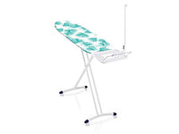 Thumbnail for Leifheit AirBoard Express Solid ironing board, for steam stations, ironing board with special cotton cover for better steam distribution, steam ironing board, ultra-light ironing surface, cover with palm pattern on sale